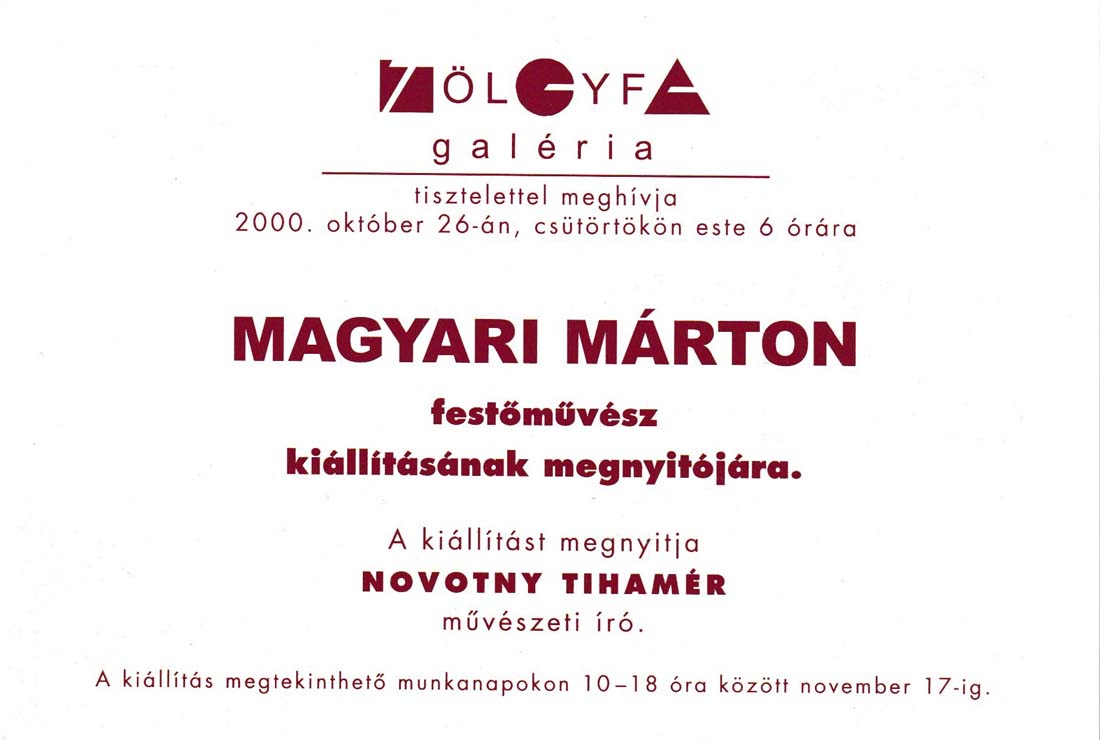 2000 Tölgyfa Galéria