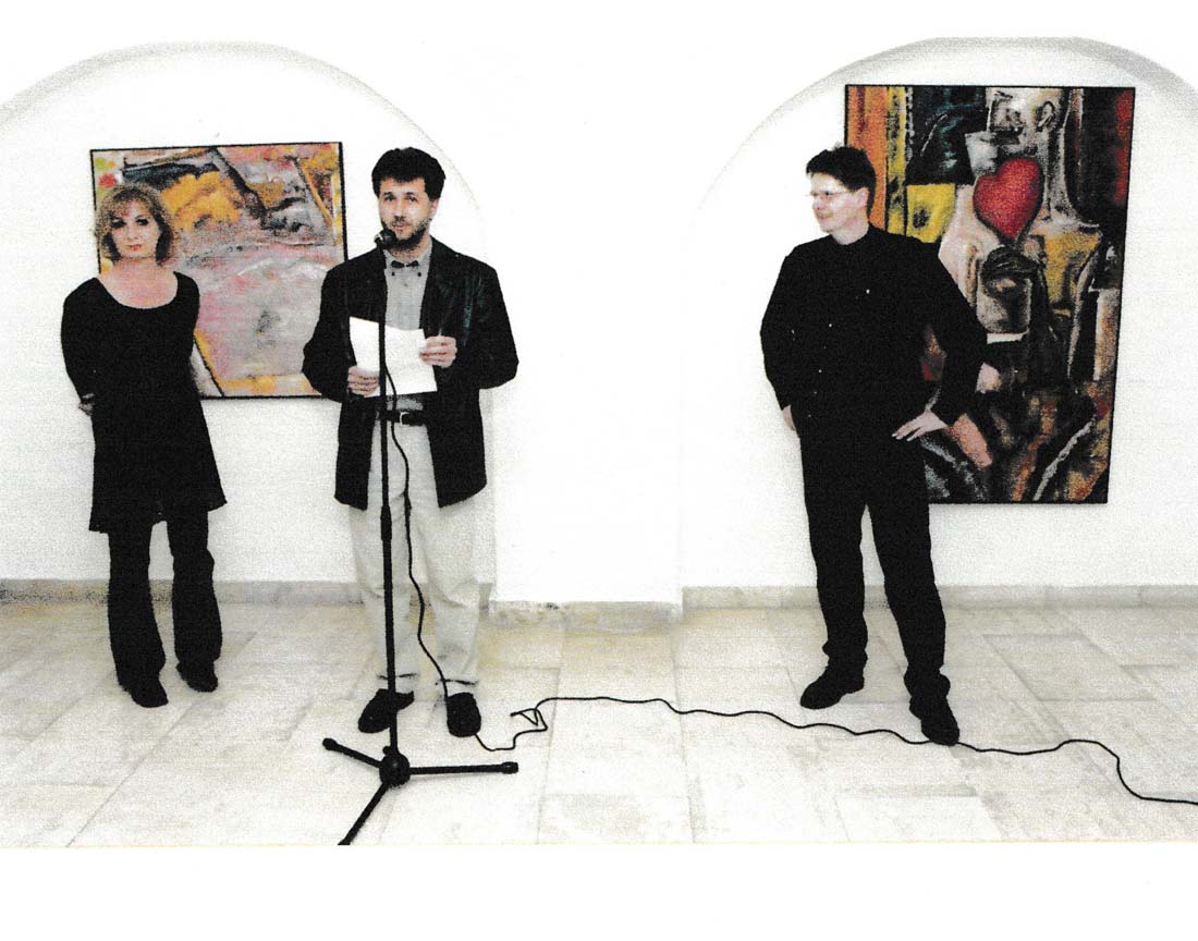 2003 Szegedi Csaba megnyitja  a Pelikán Galriában a kiállításomat